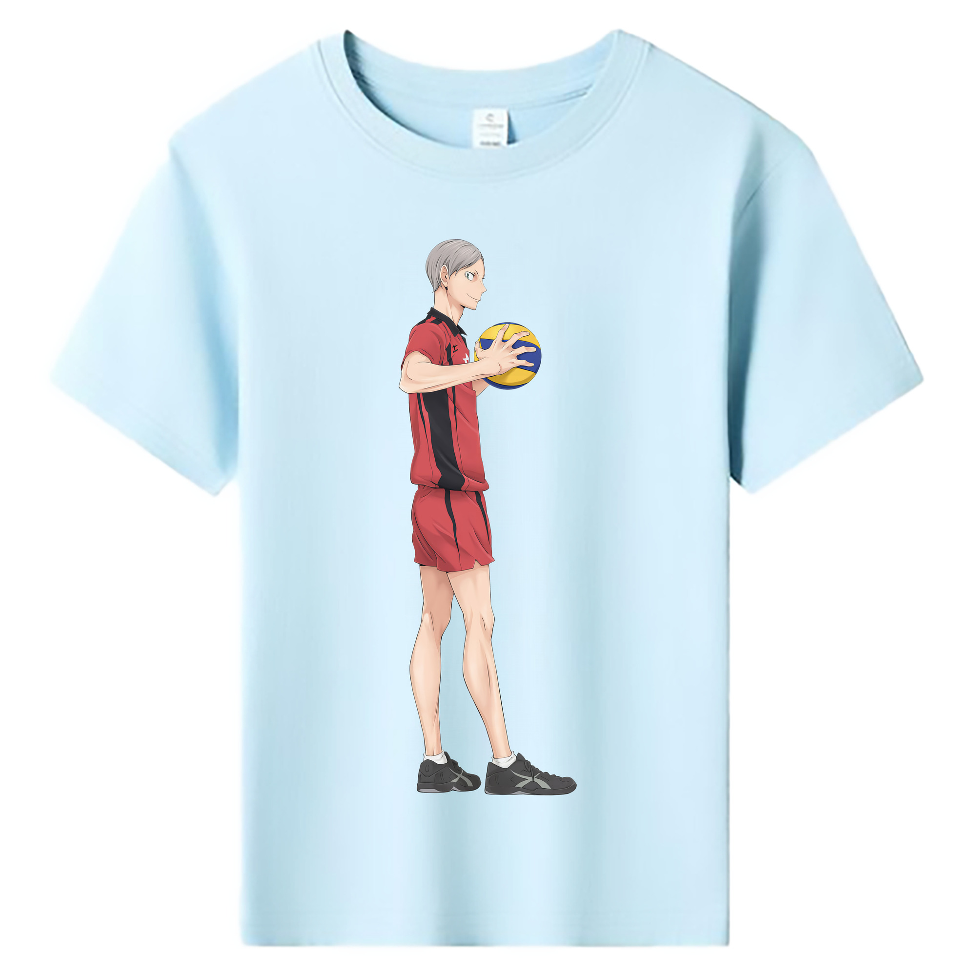 （画像用） ハイキュー!! Haikyu!! 綿100％キッズTシャツ（フロントプリント）
